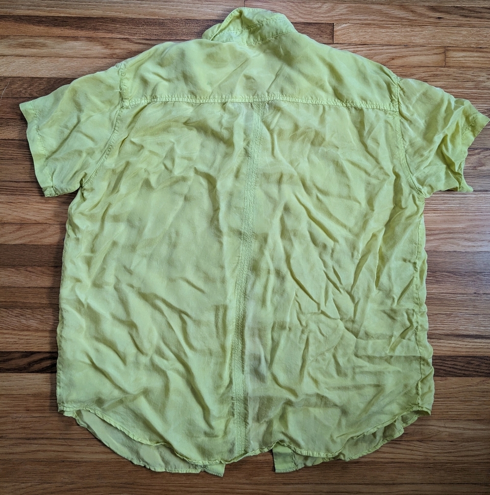Left On Friday Day Trip Button Down L/XL Sport Silk - Picture 4 of 4